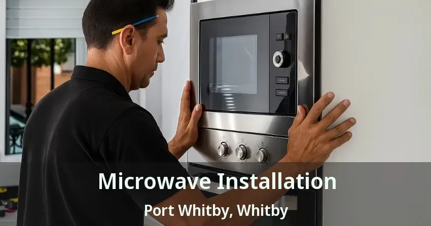 Microwave Installation Port Whitby, Whitby - ON